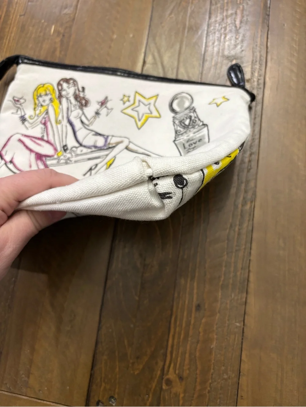 Brighton Canvas Holiday City Cosmetics Bag